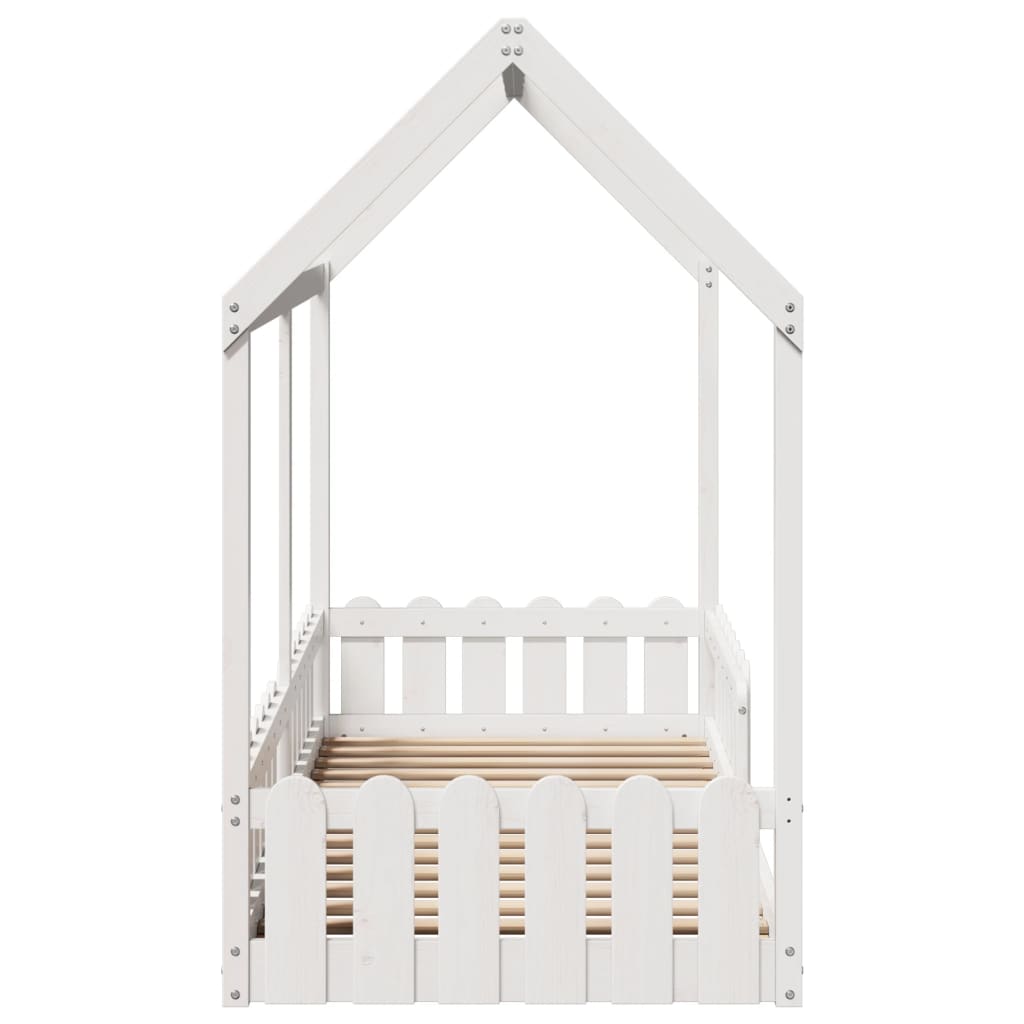 Cadre de lit d'enfants forme de maison sans matelas 80x200 cm - XIOS