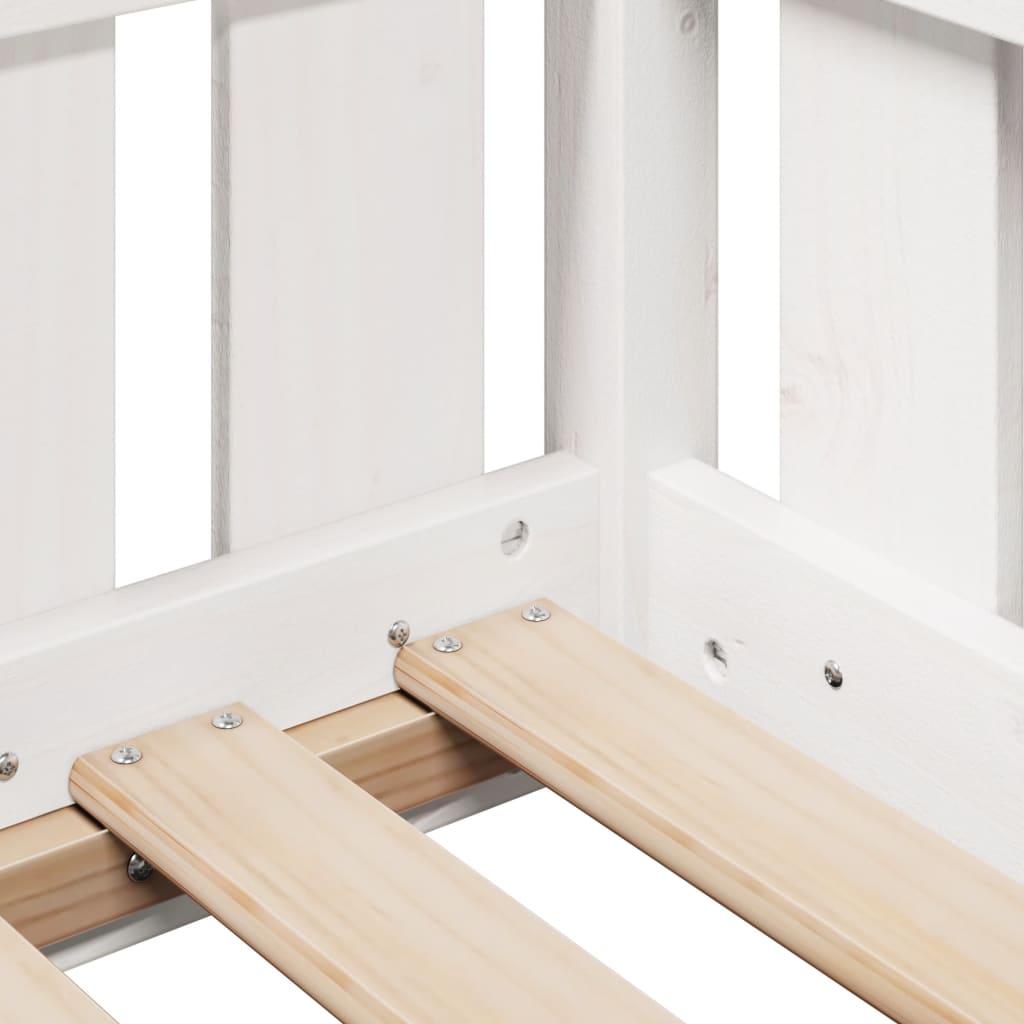 Cadre de lit d'enfants forme de maison sans matelas 80x200 cm - XIOS
