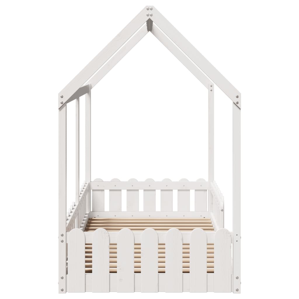 Cadre de lit d'enfants forme de maison sans matelas 90x190 cm - XIOS