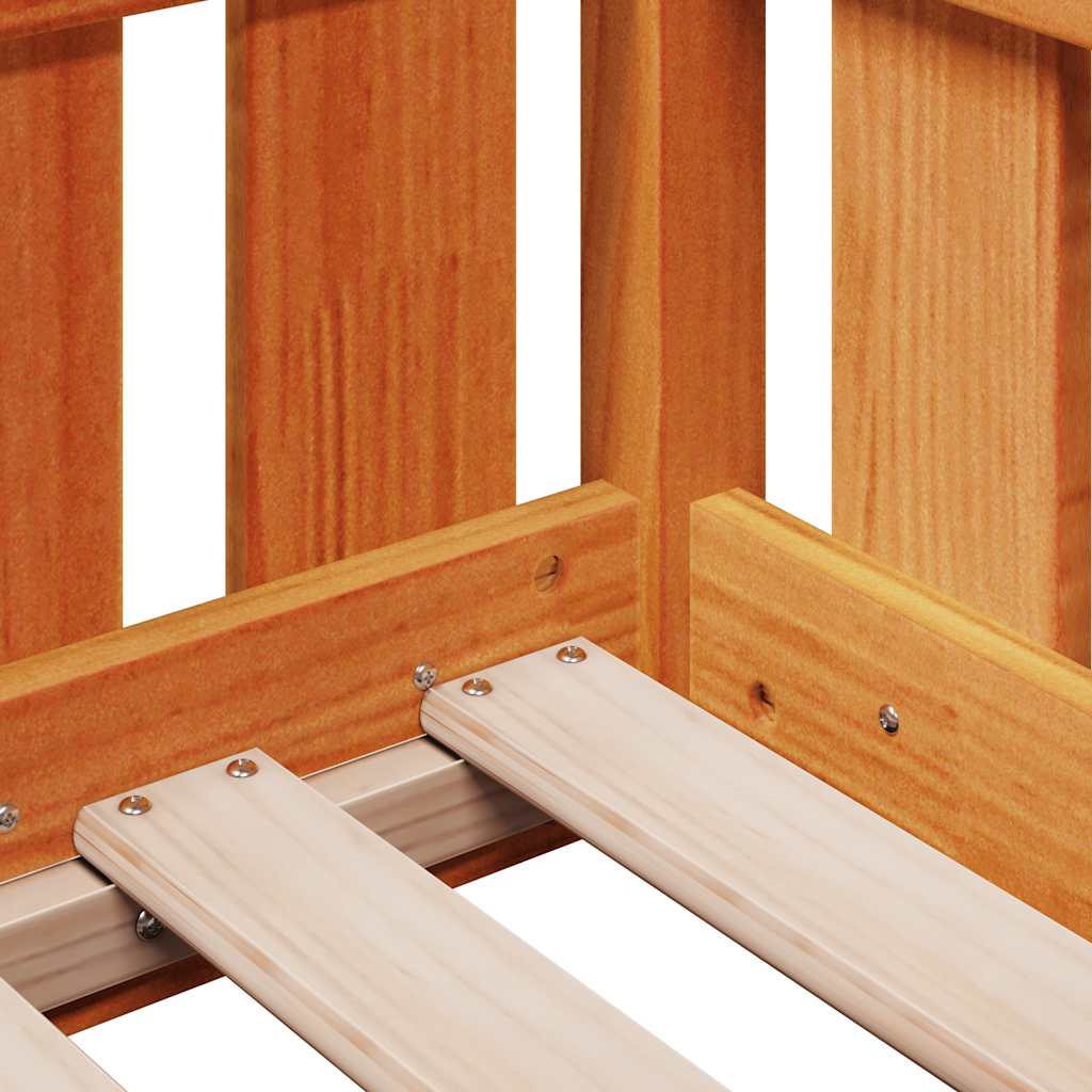 Cadre de lit d'enfants forme de maison sans matelas 90x190 cm - XIOS