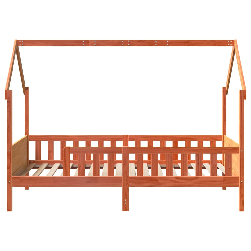 Cadre de lit d'enfants forme de maison sans matelas pin - XIOS