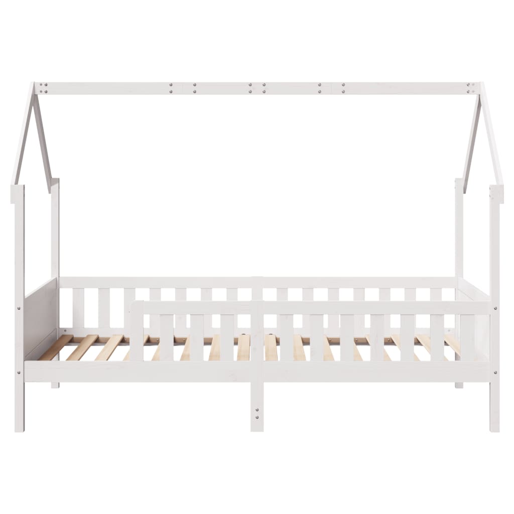 Cadre de lit d'enfants forme de maison sans matelas pin - XIOS