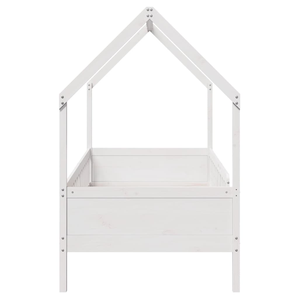 Cadre de lit d'enfants forme de maison sans matelas pin - XIOS