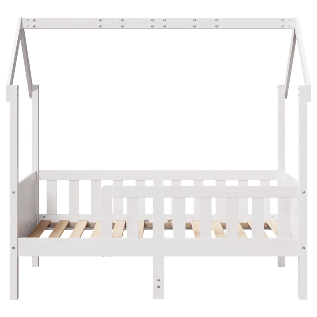 Cadre de lit d'enfants forme de maison sans matelas pin - XIOS