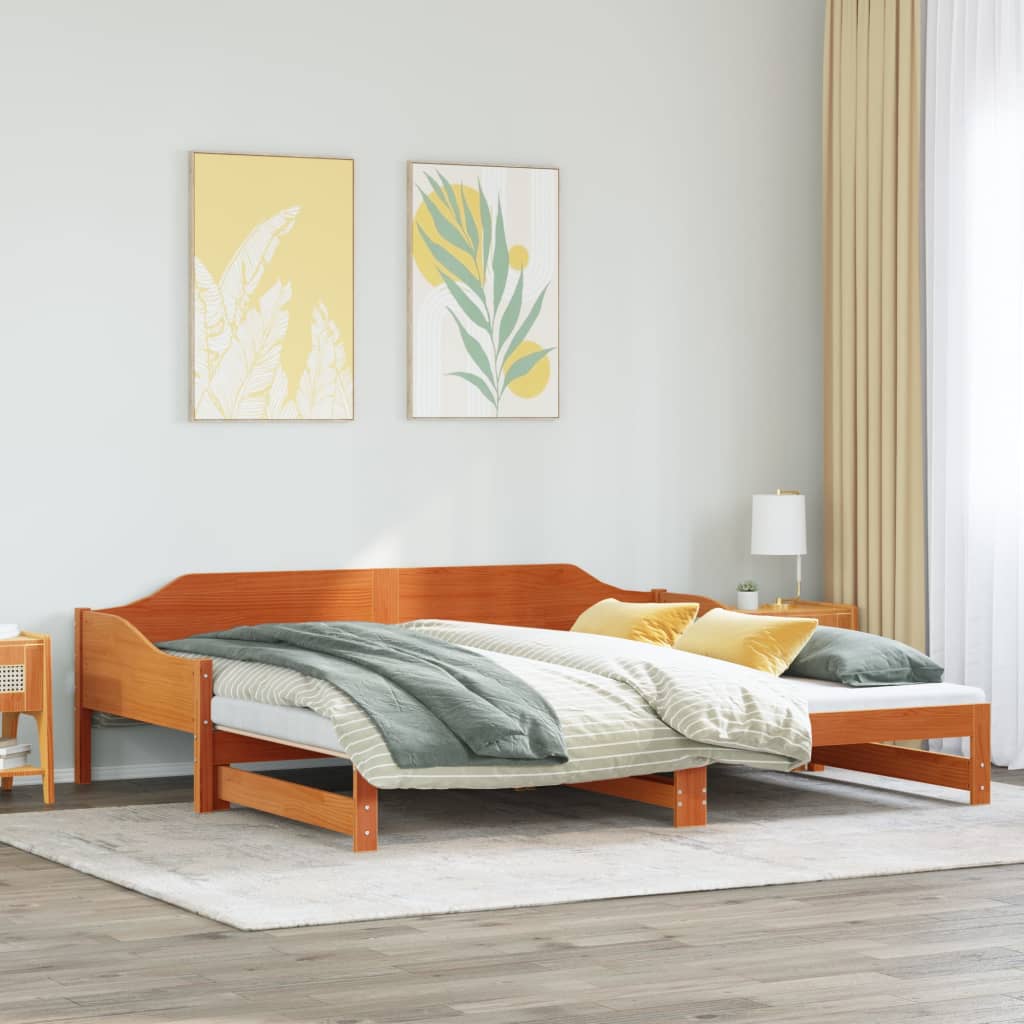 Lit de jour et lit gigogne sans matelas 80x200 cm bois massif - XIOS