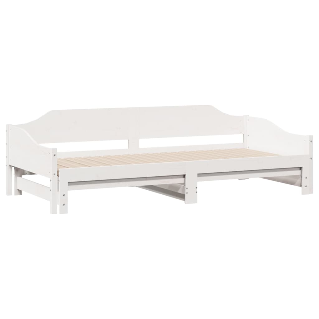Lit de jour et lit gigogne sans matelas 90x190 cm bois massif - XIOS