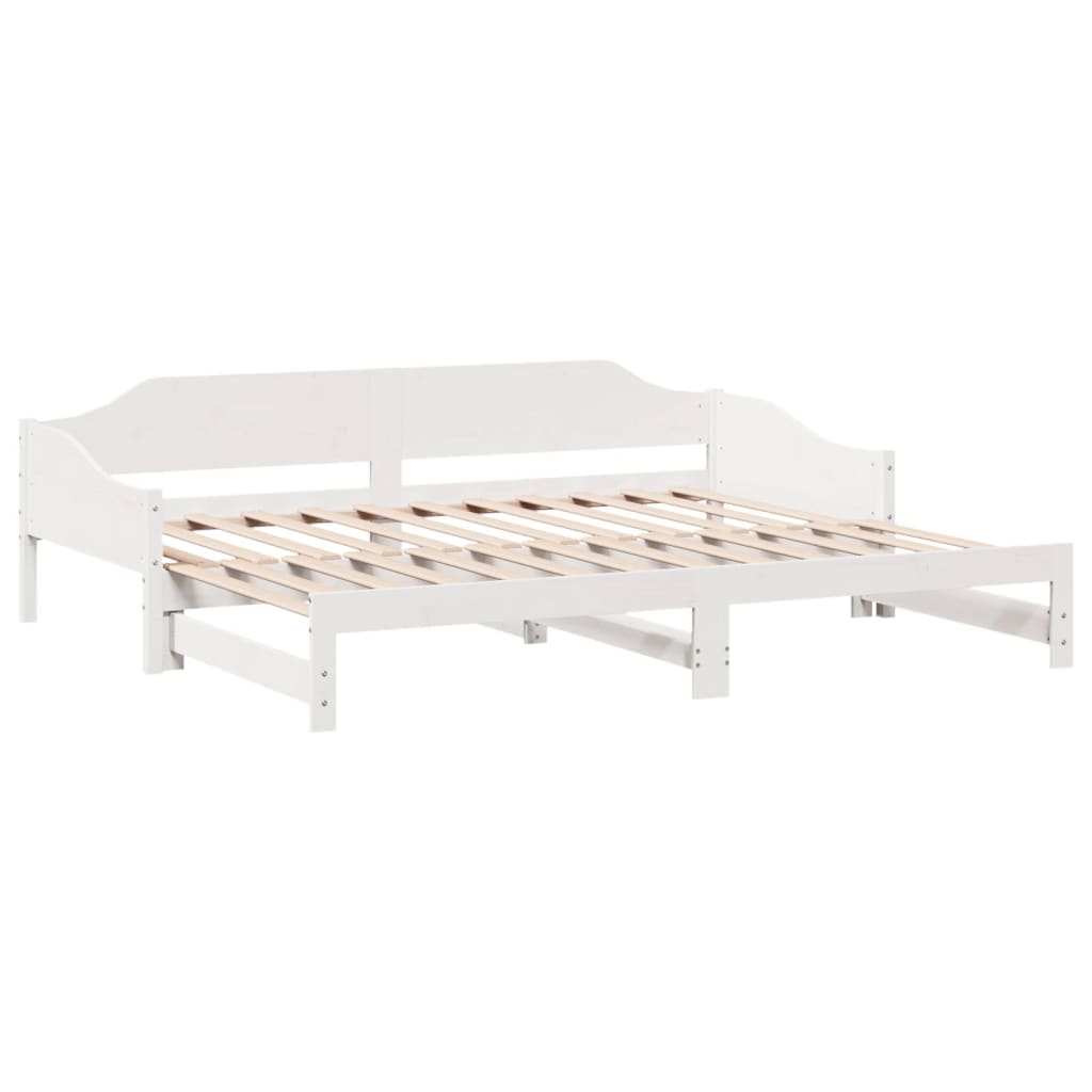 Lit de jour et lit gigogne sans matelas 90x190 cm bois massif - XIOS