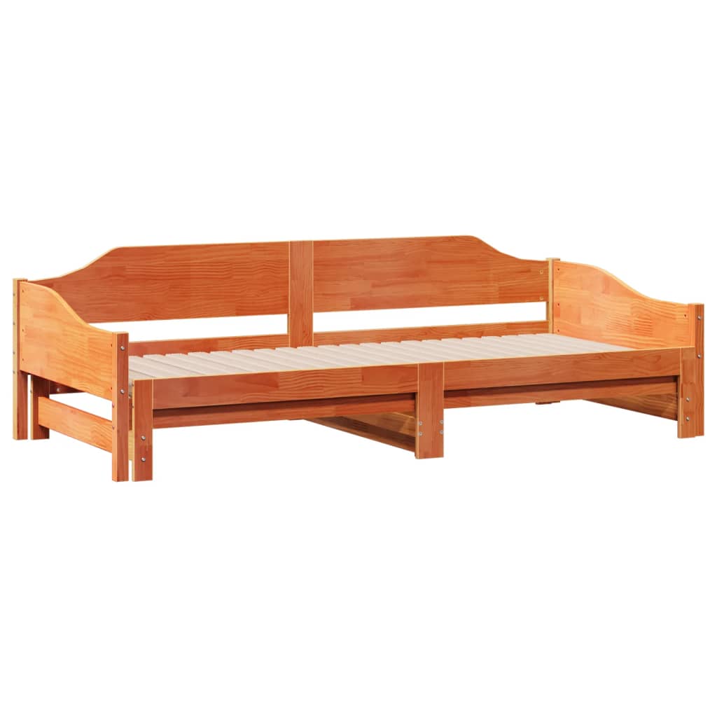 Lit de jour et lit gigogne sans matelas 90x190 cm bois massif - XIOS
