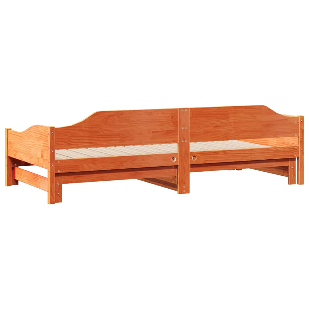 Lit de jour et lit gigogne sans matelas 90x190 cm bois massif - XIOS