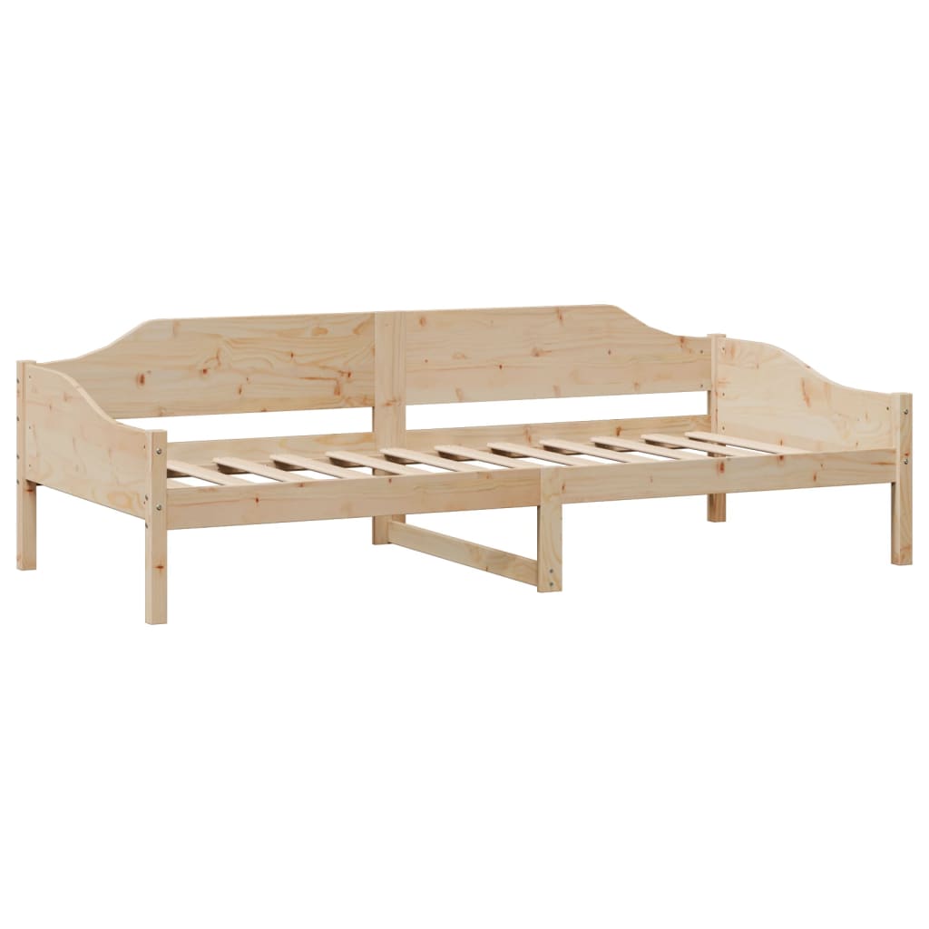 Cadre de lit sans matelas 90x190 cm bois de pin massif - XIOS