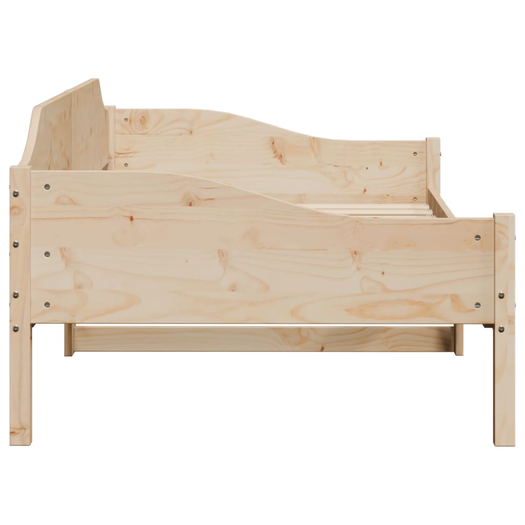 Cadre de lit sans matelas 90x190 cm bois de pin massif - XIOS