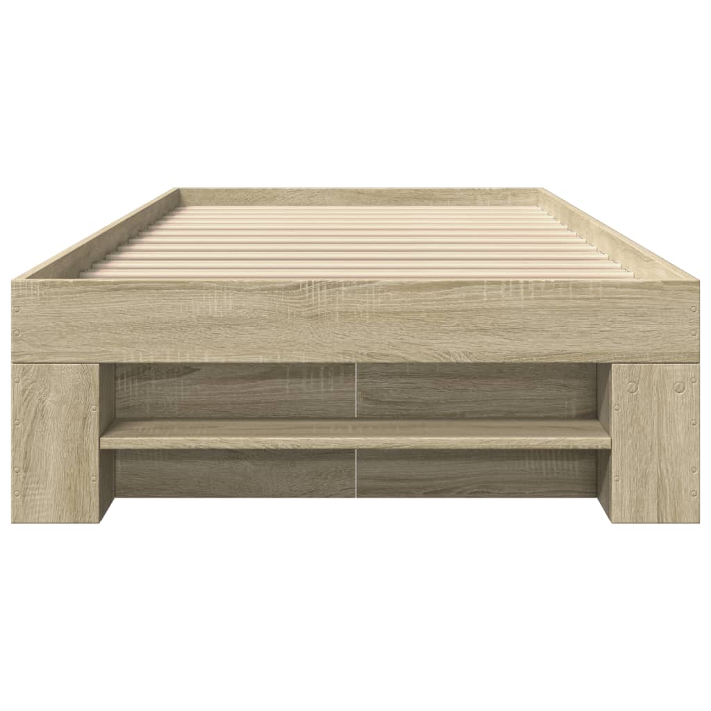 Cadre de lit sans matelas chêne sonoma 90x200 cm - XIOS