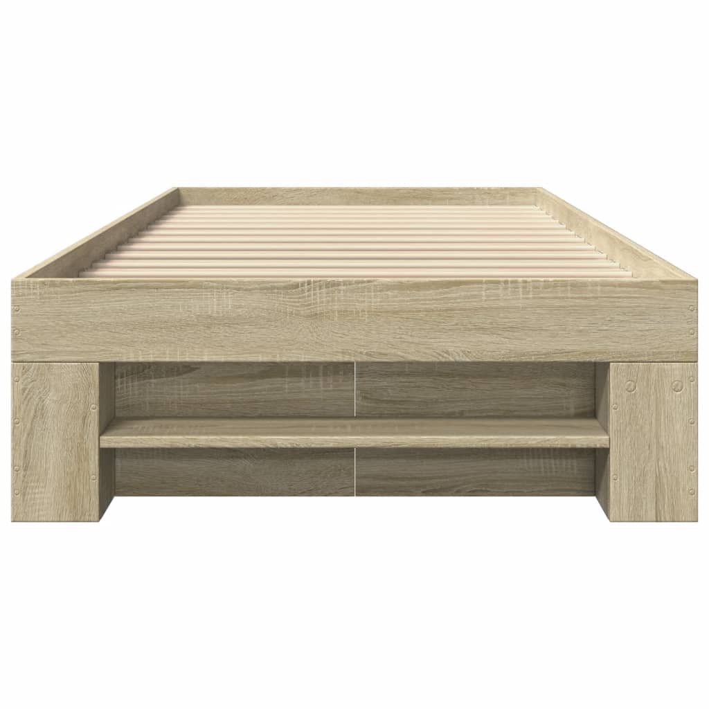 Cadre de lit sans matelas chêne sonoma 90x190 cm - XIOS