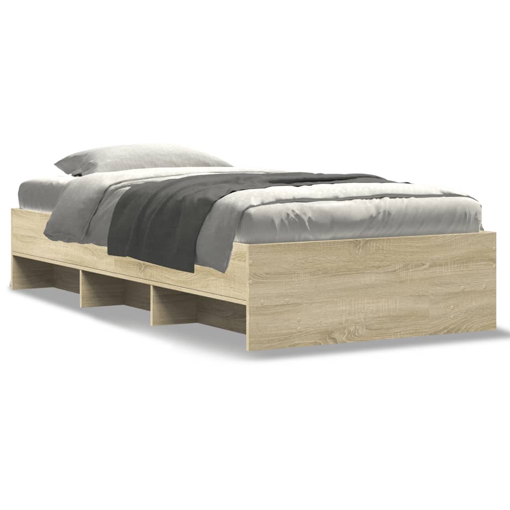 Cadre de lit sans matelas chêne sonoma 90x200 cm - XIOS