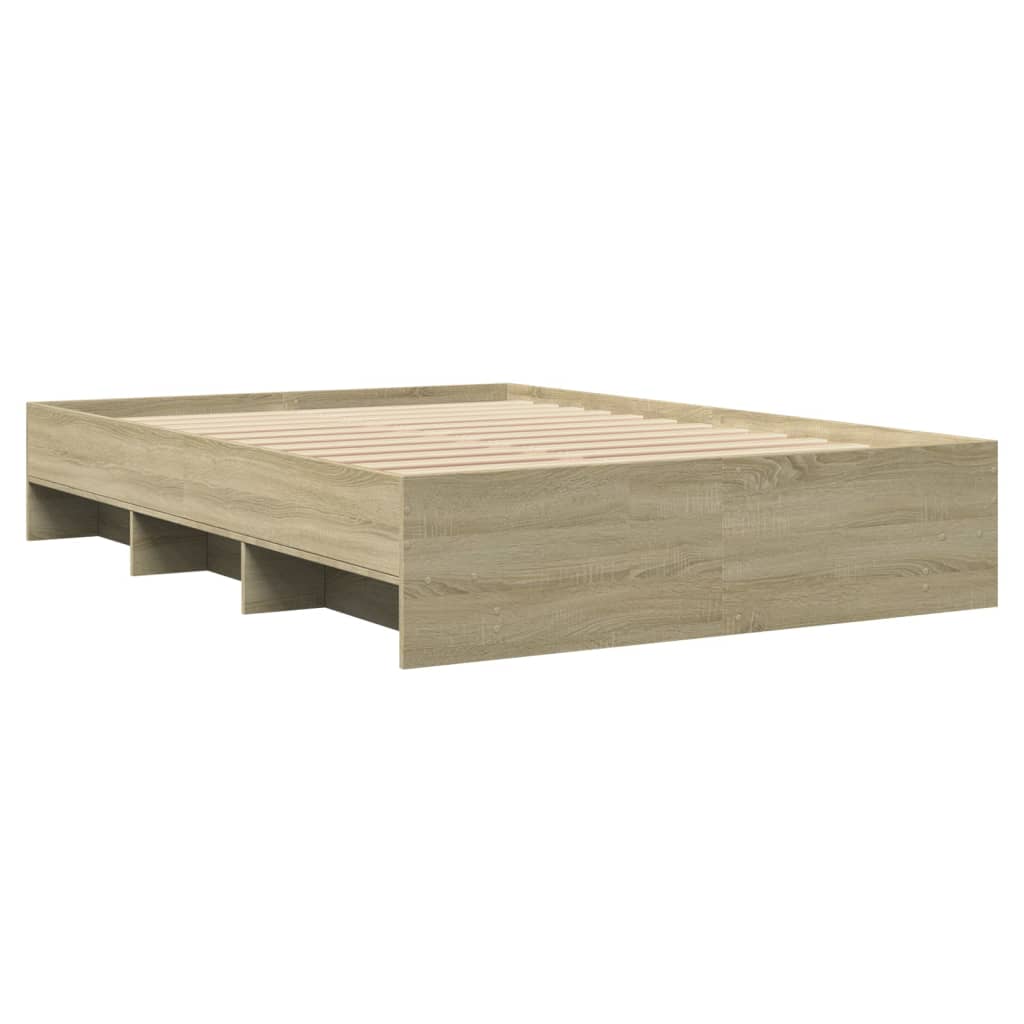 Cadre de lit sans matelas chêne sonoma 140x190 cm - XIOS