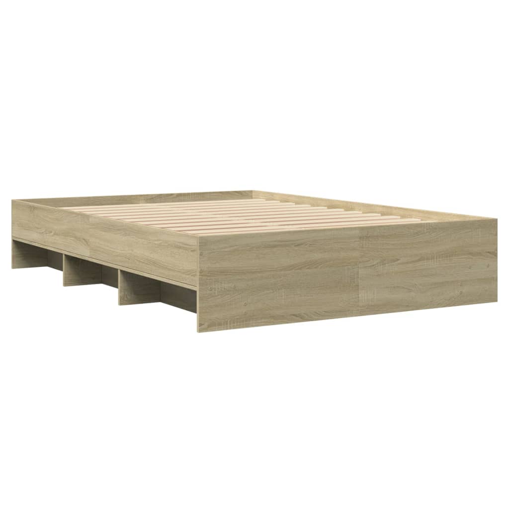 Cadre de lit sans matelas chêne sonoma 140x190 cm - XIOS
