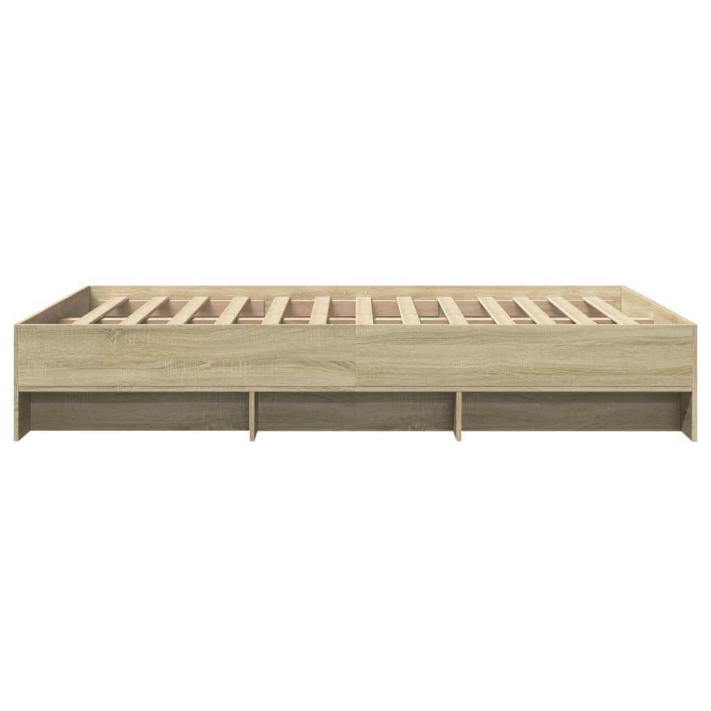 Cadre de lit sans matelas chêne sonoma 120x190 cm - XIOS