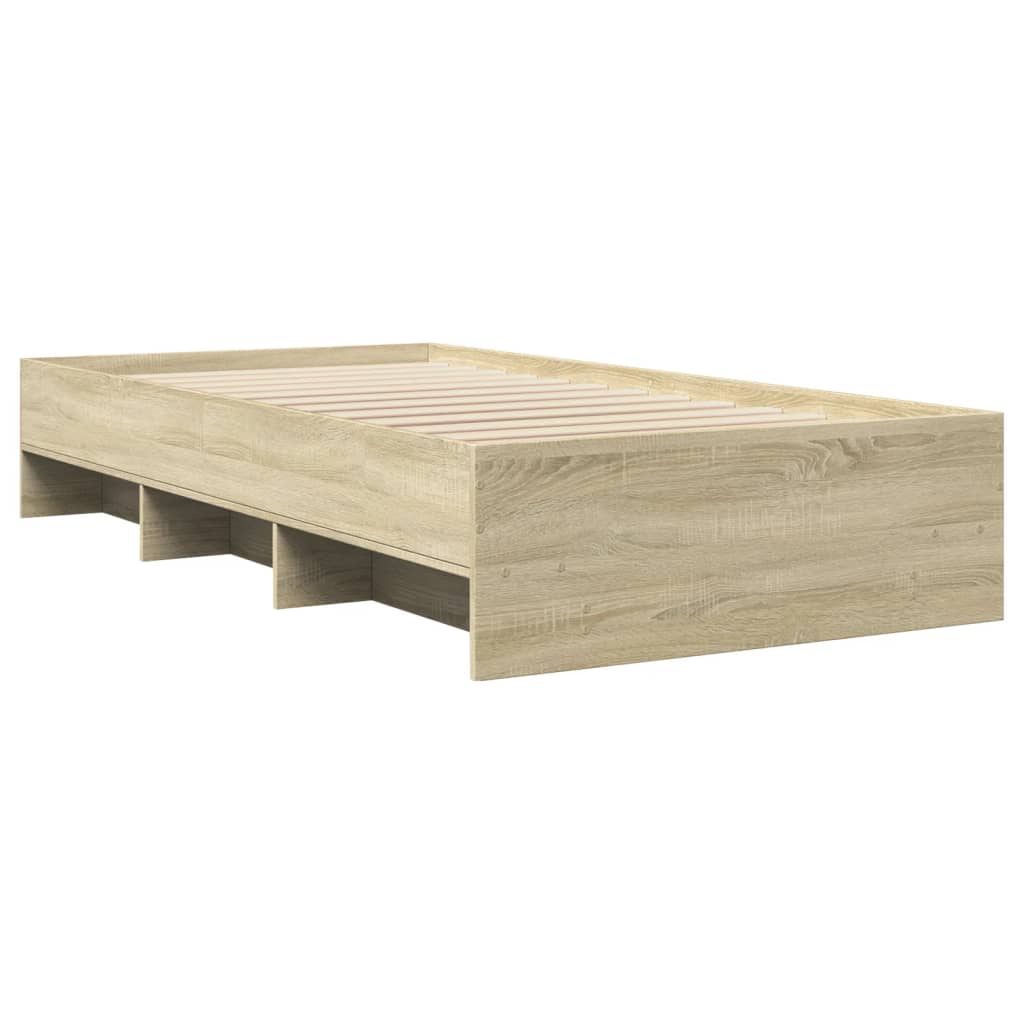 Cadre de lit sans matelas chêne sonoma 75x190 cm - XIOS