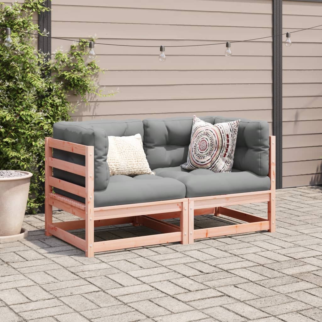 Salon de jardin 2 pcs bois massif sapin de douglas - XIOS