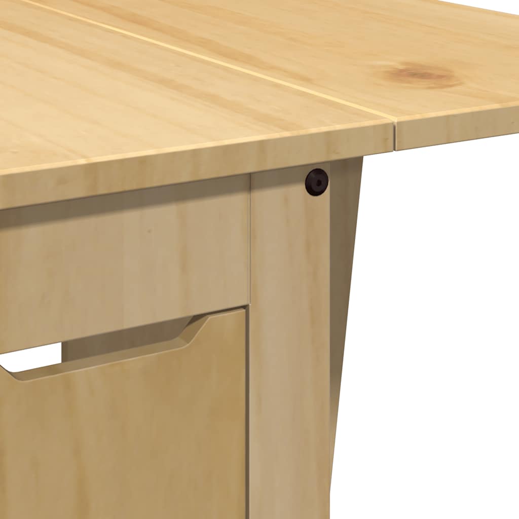 Ensemble à manger papillon 5 pcs Corona pliable cire marron pin - XIOS