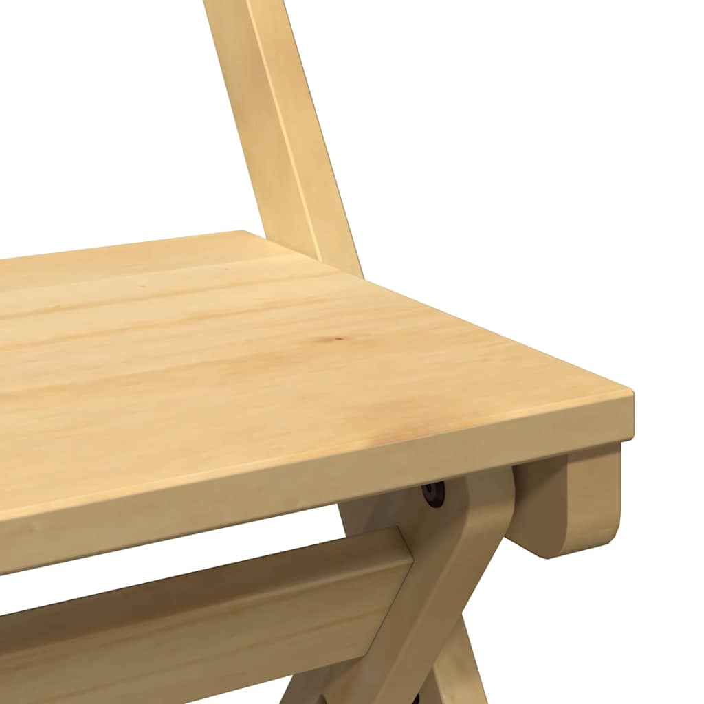 Ensemble à manger papillon 5 pcs Corona pliable cire marron pin - XIOS