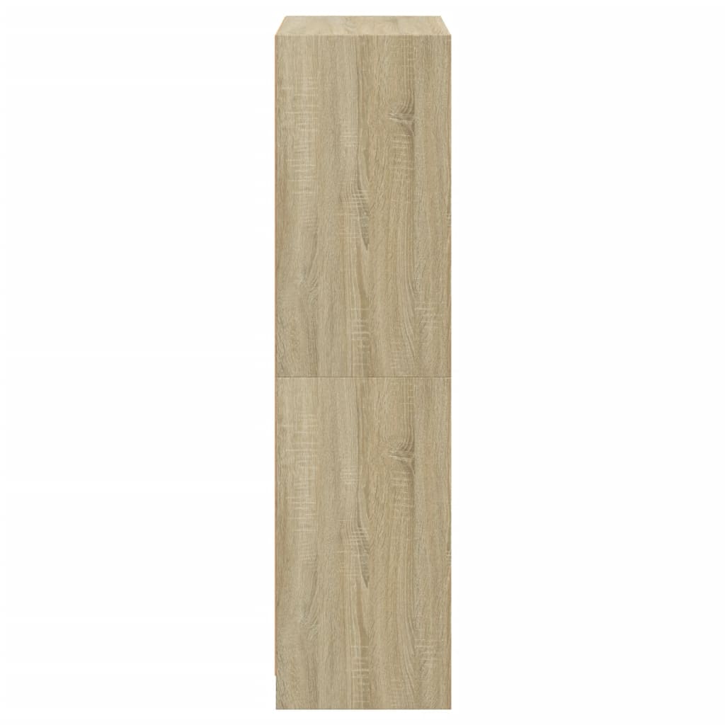 Buffet haut avec portes chêne sonoma bois d'ingénierie - XIOS