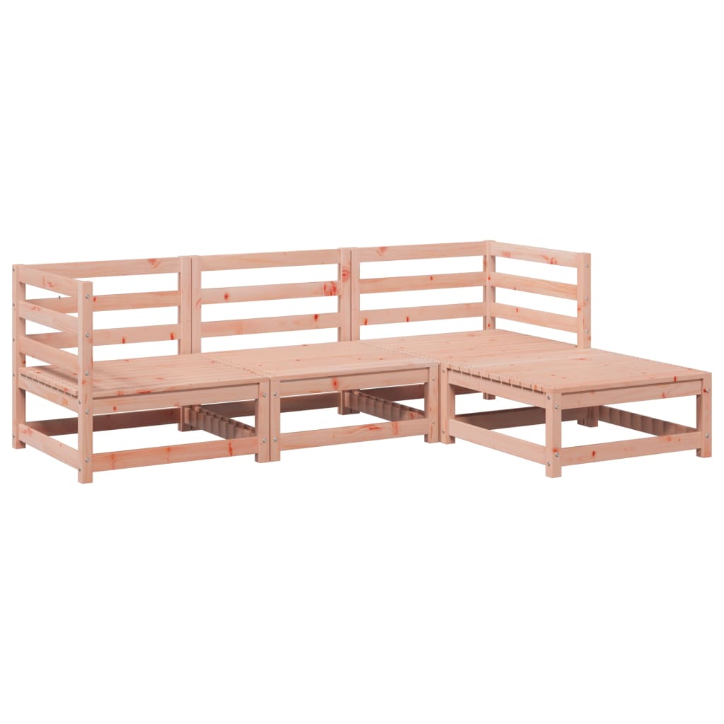 Salon de jardin 4 pcs bois massif sapin de douglas - XIOS