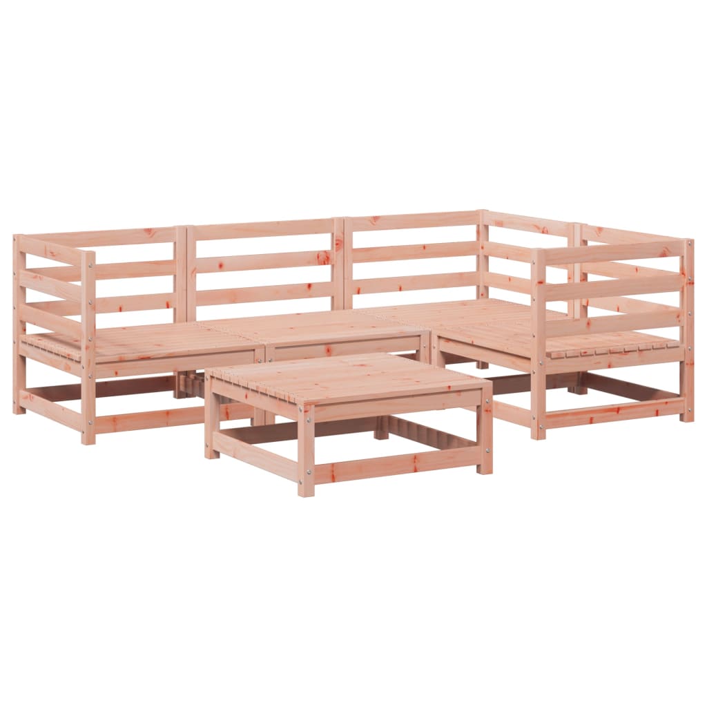 Salon de jardin 5 pcs bois massif sapin de douglas - XIOS