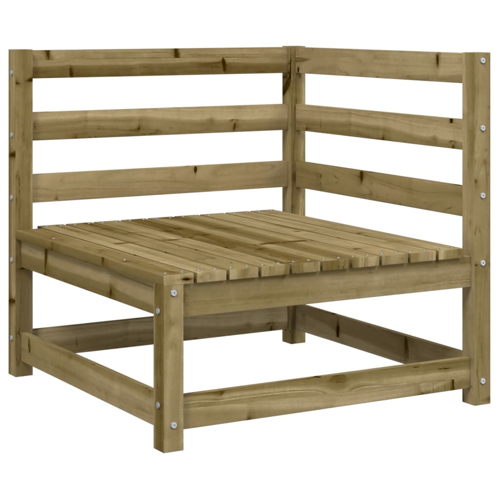 Salon de jardin 6 pcs bois de pin imprégné - XIOS