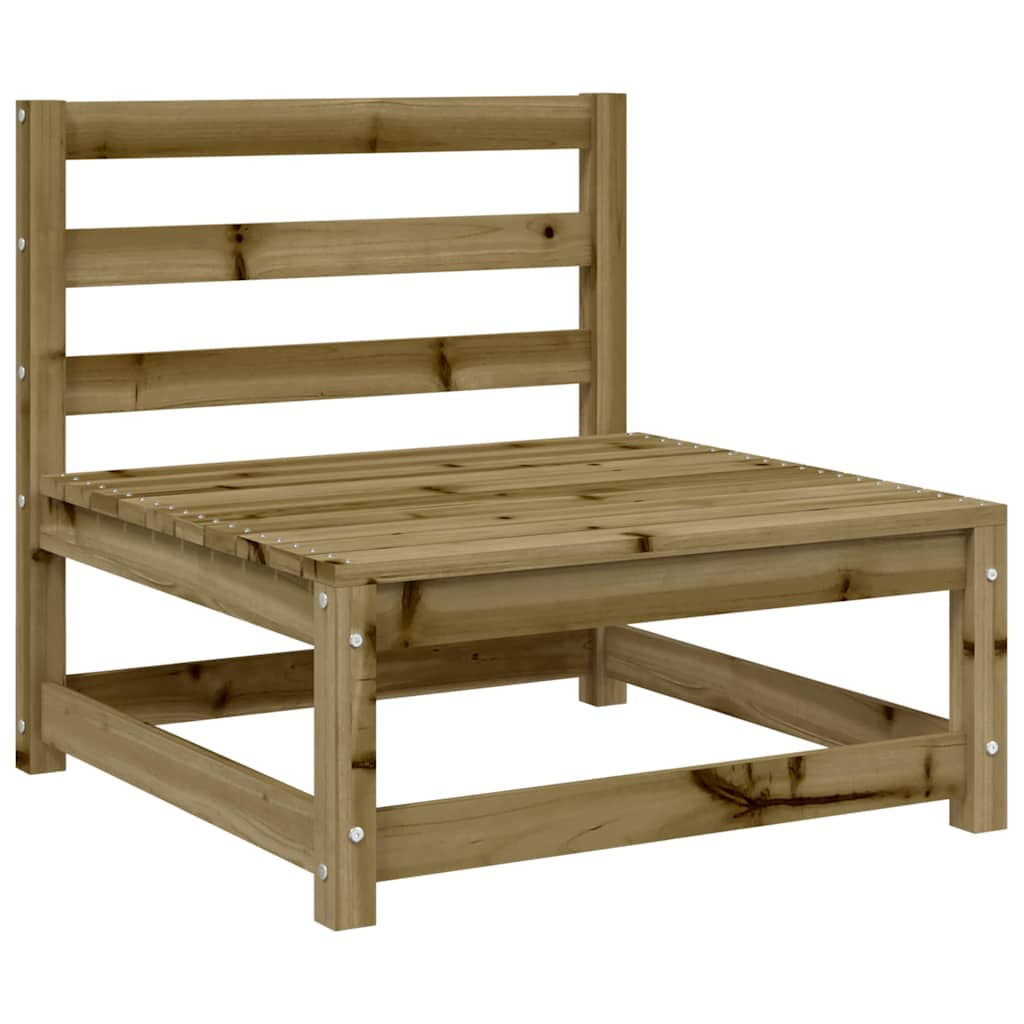 Salon de jardin 9 pcs bois de pin imprégné - XIOS
