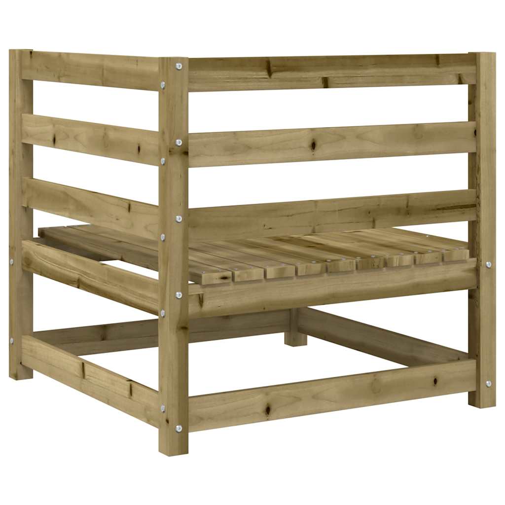 Salon de jardin 7 pcs bois de pin imprégné - XIOS