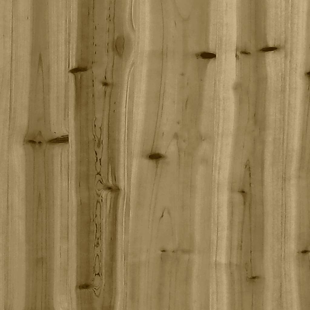 Salon de jardin 7 pcs bois de pin imprégné - XIOS