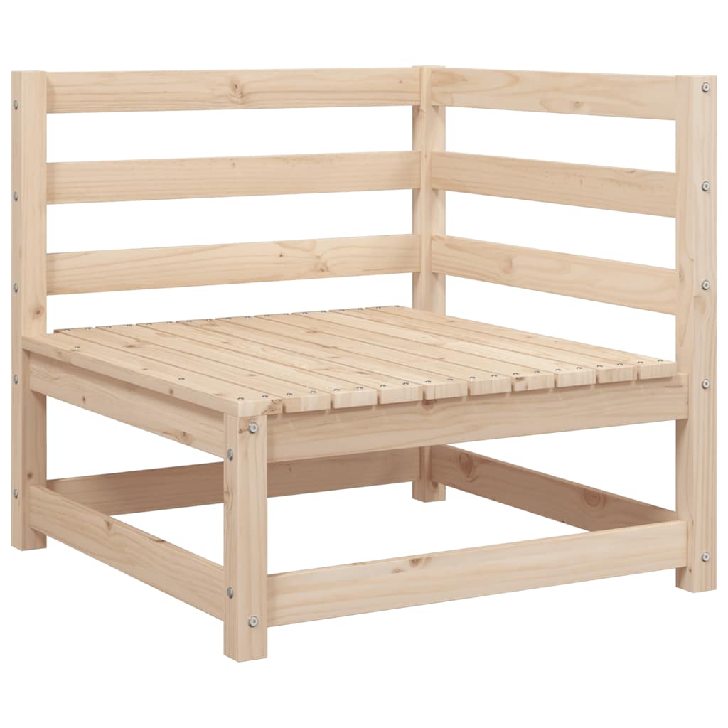 Salon de jardin 12 pcs bois de pin massif