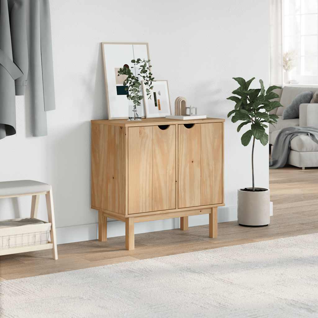 Armoire de couloir OTTA 75x40x75 cm bois de pin massif - XIOS