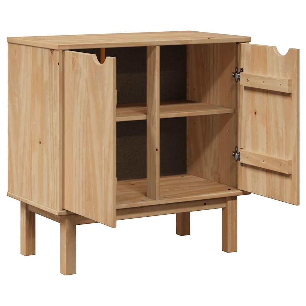 Armoire de couloir OTTA 75x40x75 cm bois de pin massif - XIOS