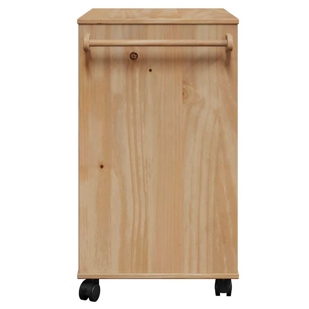 Chariot de cuisine OTTA 59x45x80 cm bois massif de pin - XIOS
