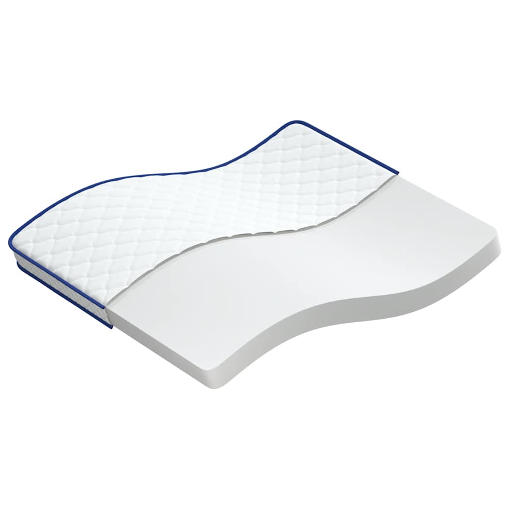 Matelas en mousse à mémoire de forme blanc 140x190x17 cm doux - XIOS