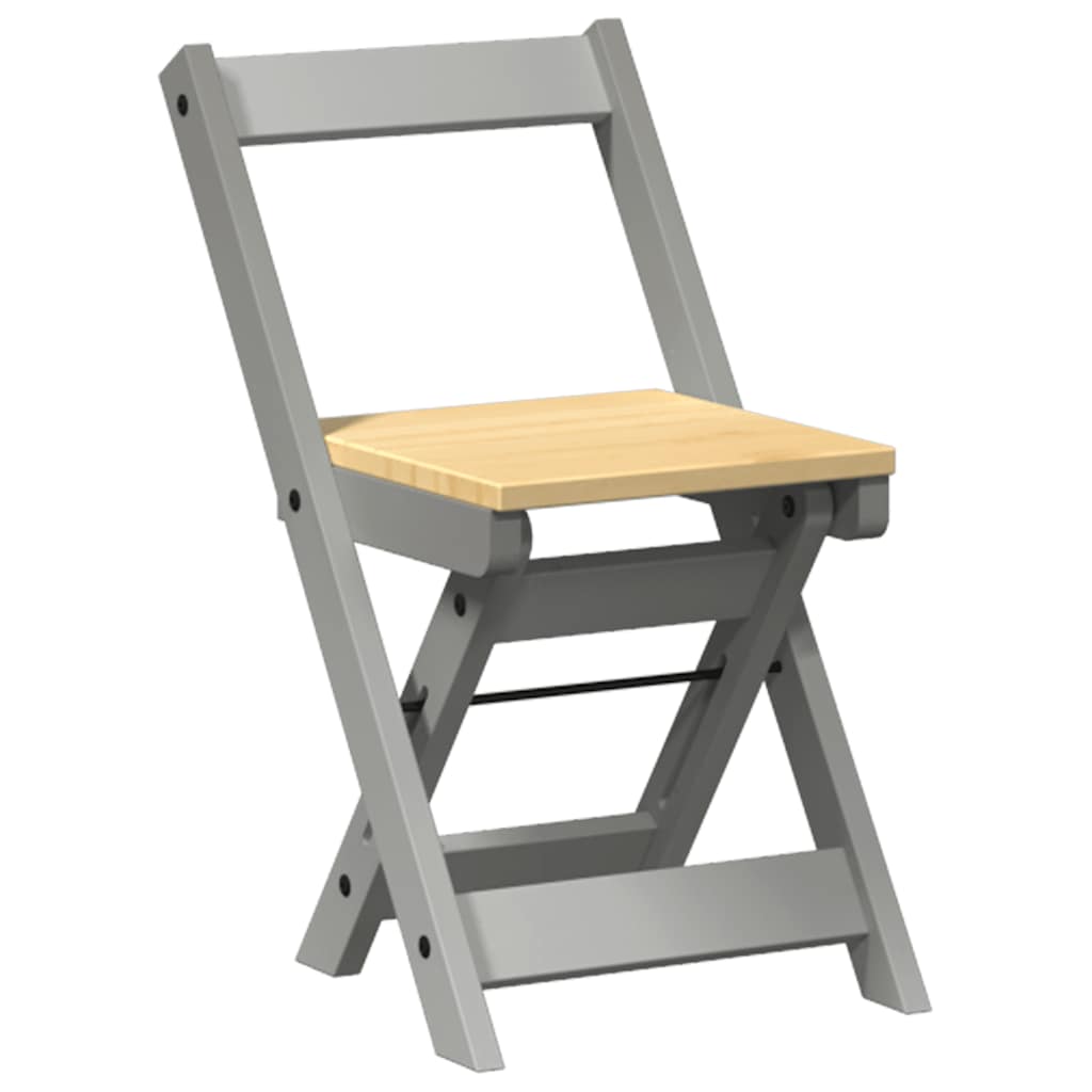 Chaises à manger pliables lot de 4 Corona bois de pin massif - XIOS