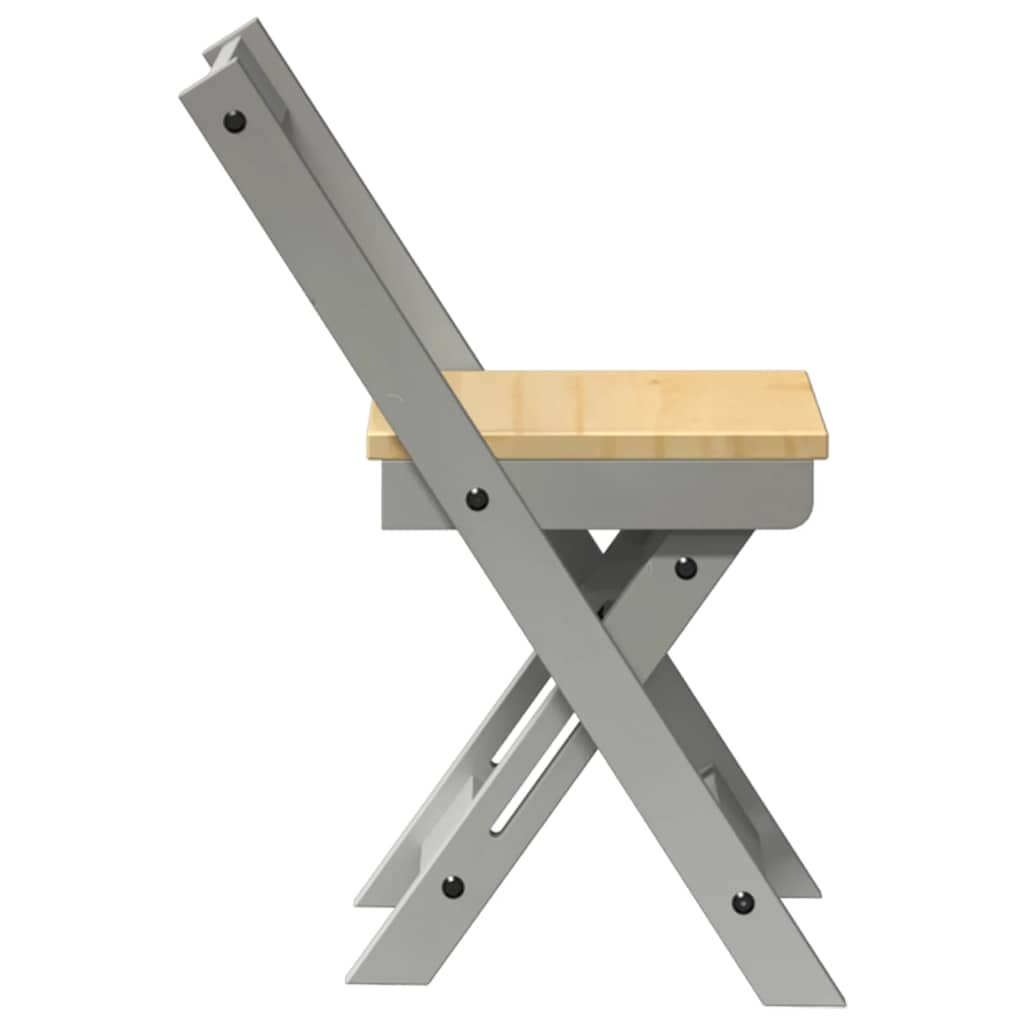 Chaises à manger pliables lot de 4 Corona bois de pin massif - XIOS
