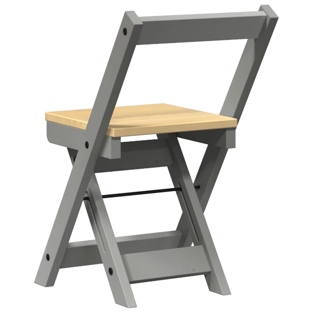 Chaises à manger pliables lot de 4 Corona bois de pin massif - XIOS