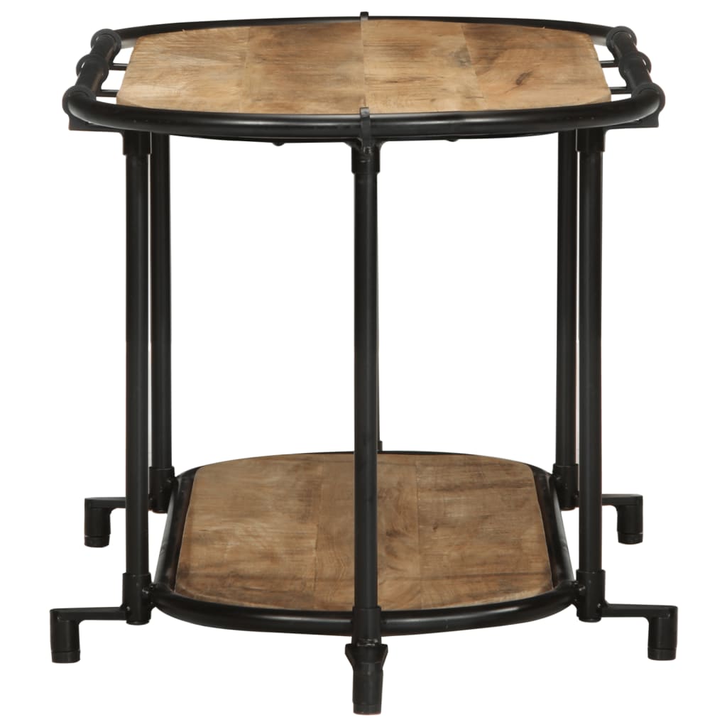 Meuble TV 100x42x40 cm bois massif de manguier brut - XIOS