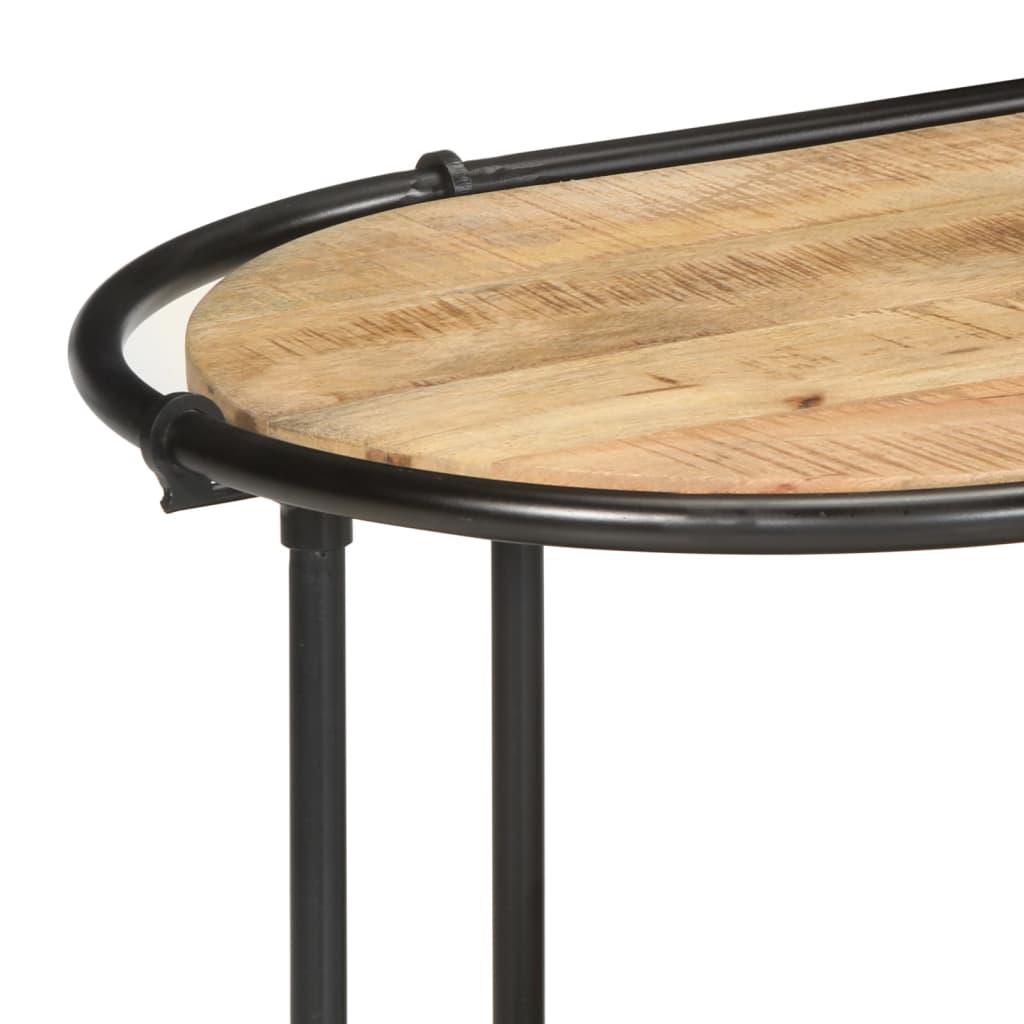 Meuble TV 100x42x40 cm bois massif de manguier brut - XIOS