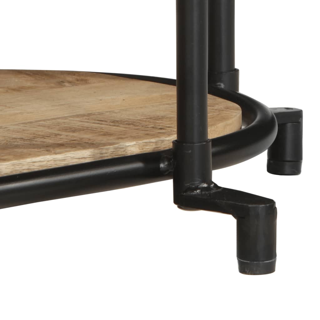 Meuble TV 100x42x40 cm bois massif de manguier brut - XIOS