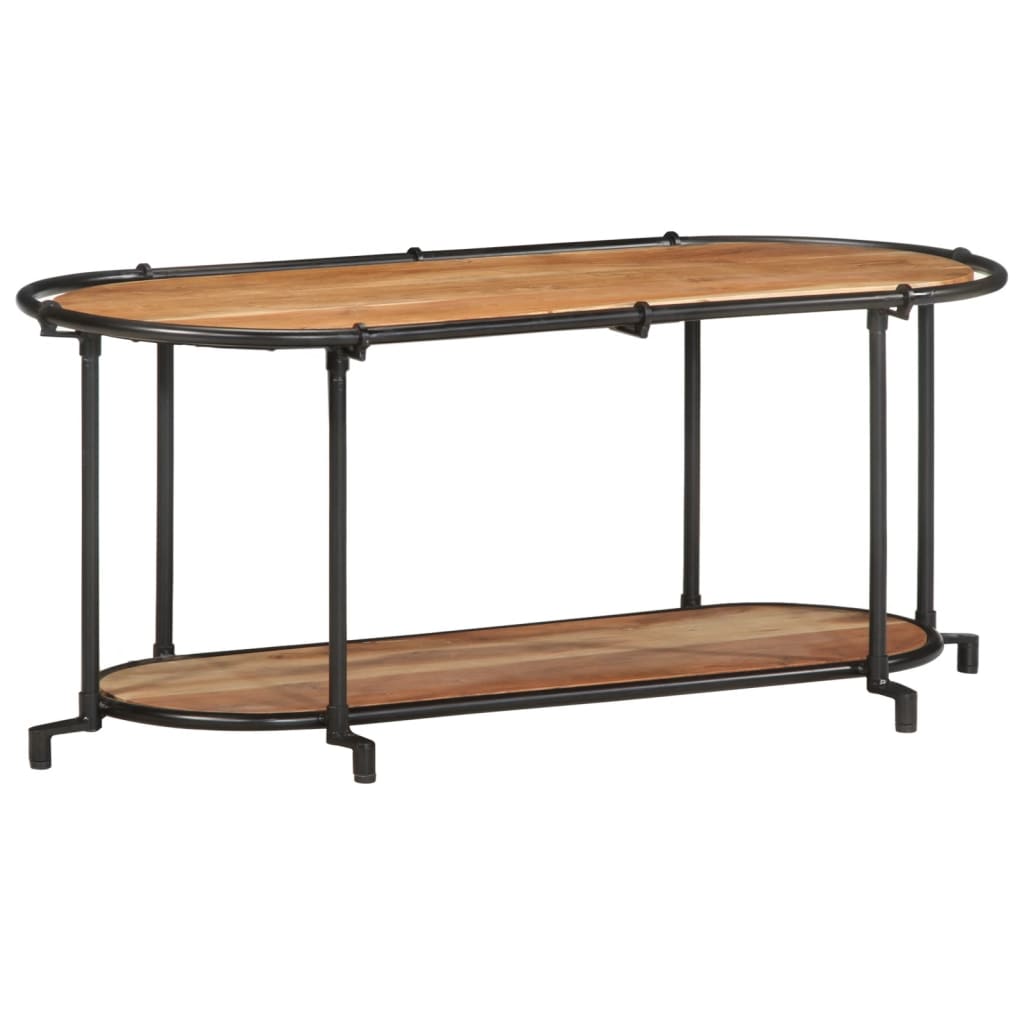 Meuble TV 100x42x40 cm bois d'acacia massif - XIOS