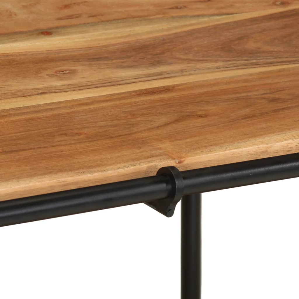 Meuble TV 100x42x40 cm bois d'acacia massif - XIOS