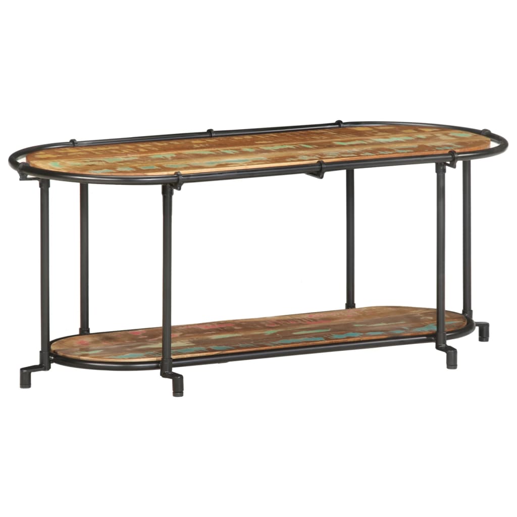 Meuble TV 100x42x40 cm Bois massif de récupération - XIOS
