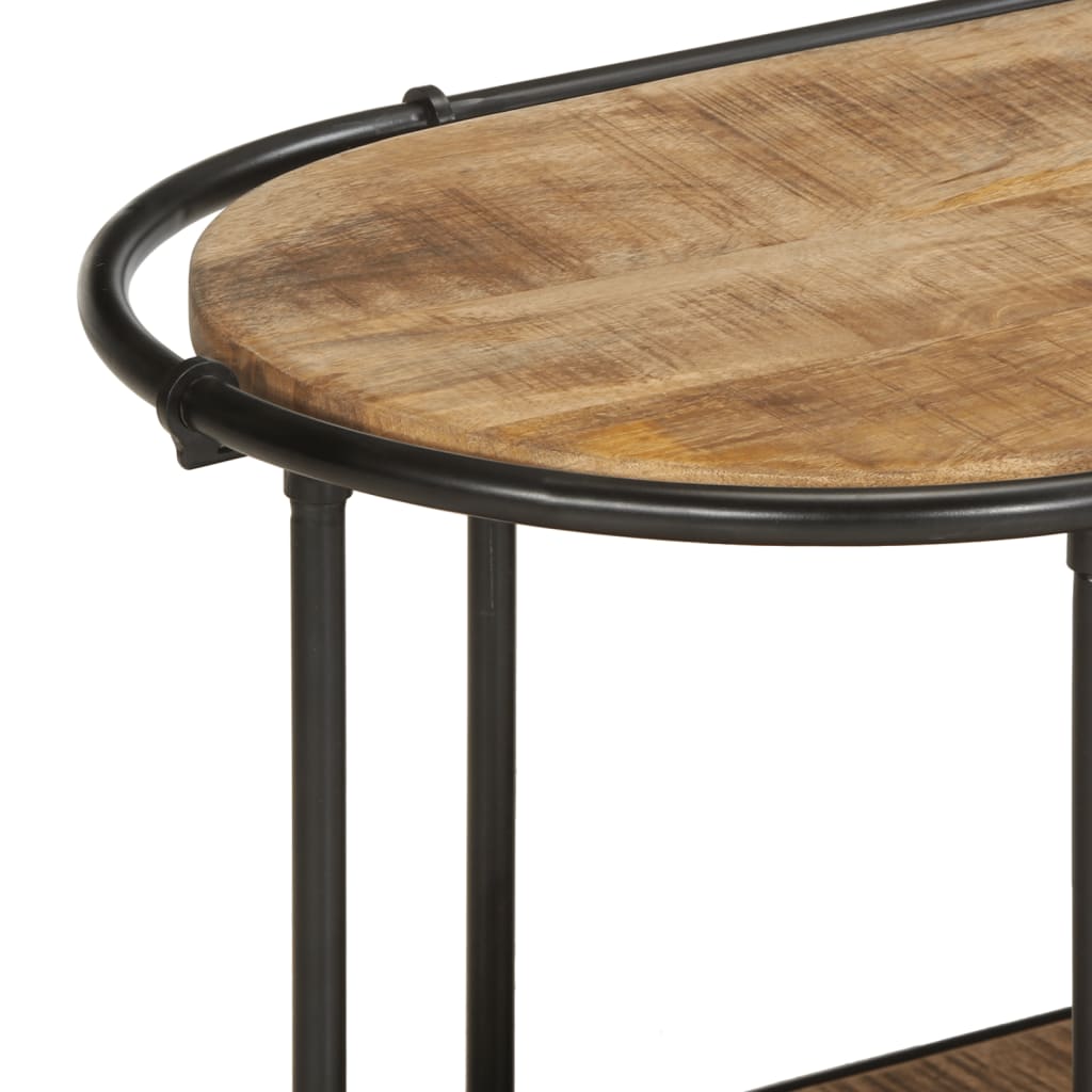 Meuble TV 160x42x40 cm bois massif de manguier brut - XIOS