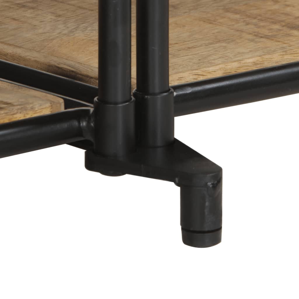 Meuble TV 160x42x40 cm bois massif de manguier brut - XIOS