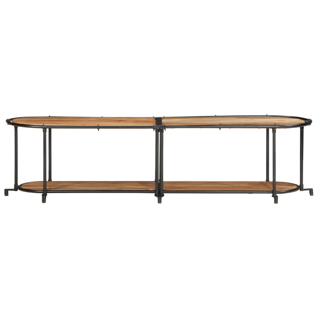 Meuble TV 160x42x40 cm bois d'acacia massif - XIOS