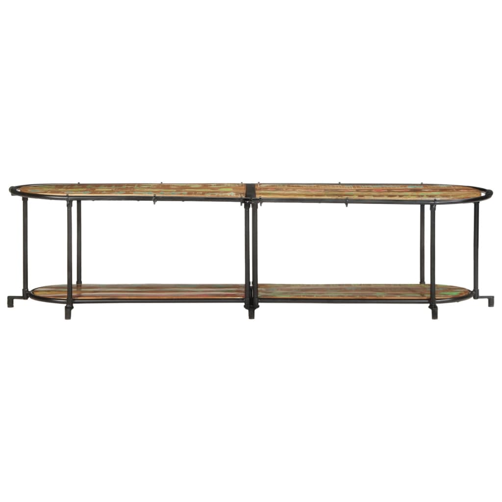 Meuble TV 160x42x40 cm bois massif de récupération - XIOS